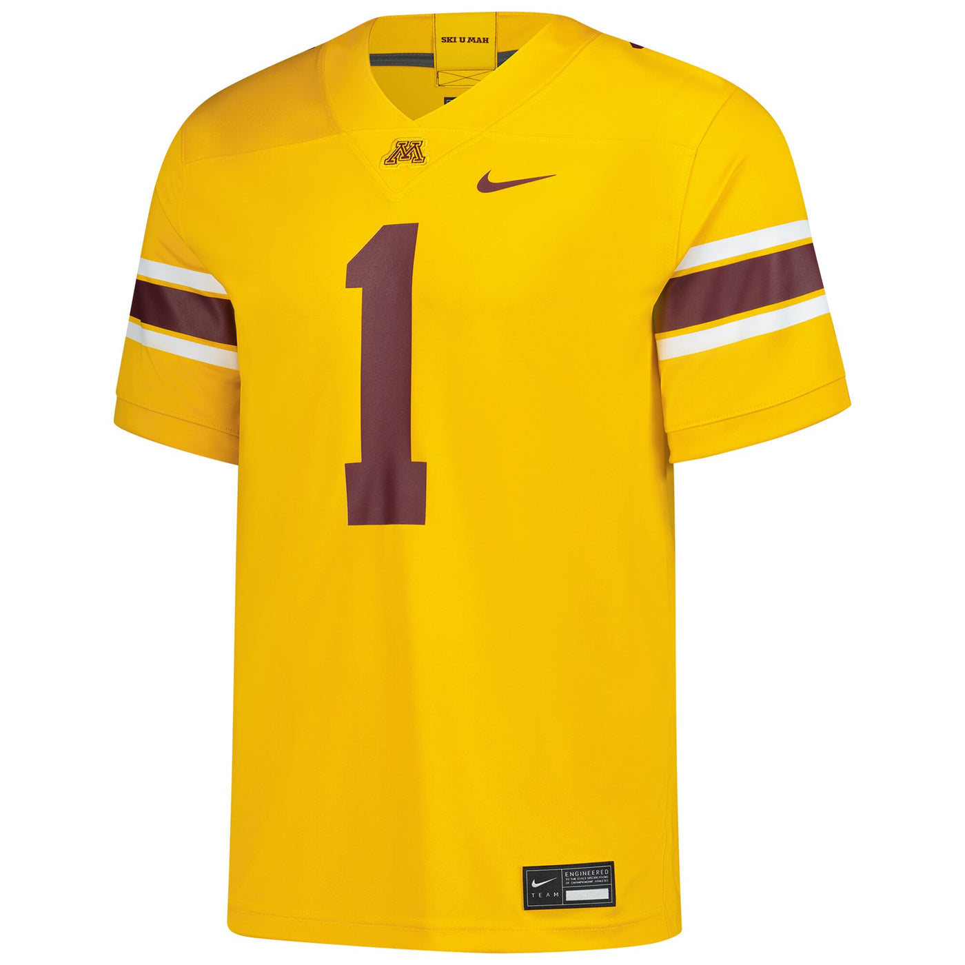 Nike #1 Gold Minnesota Golden Gophers Game Football Jersey