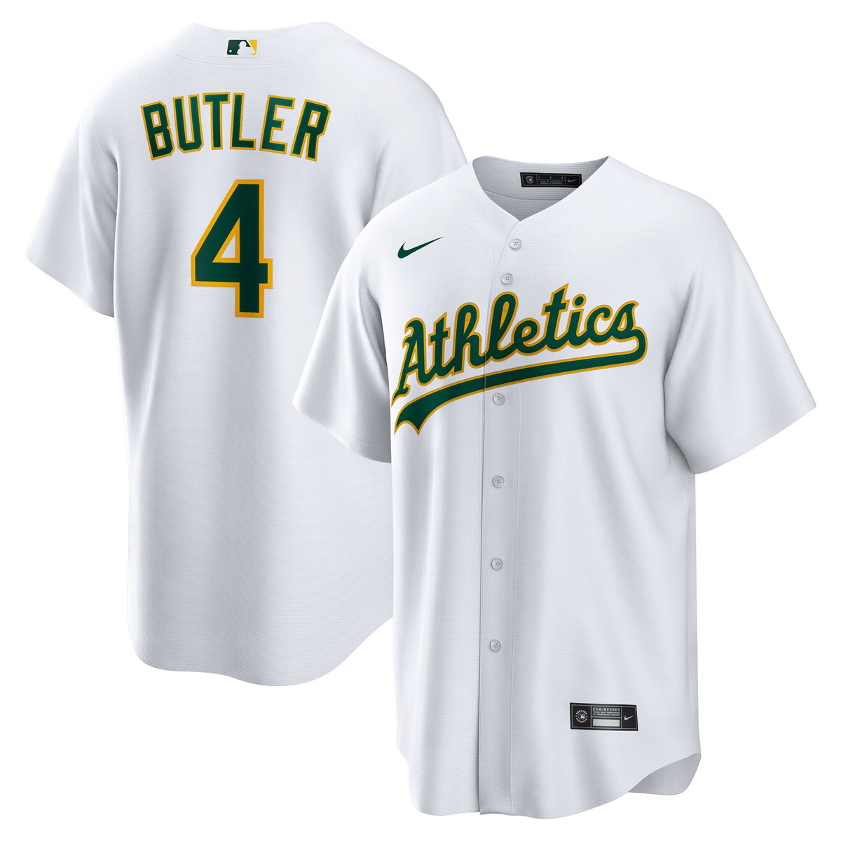 Athletics Lawrence Butler White Home Replica Jersey