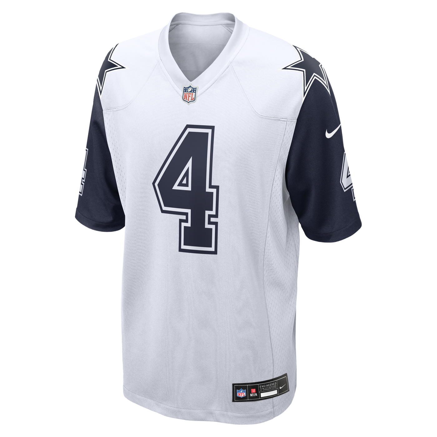 Dallas Cowboys Dak Prescott Nike White Alternate Game Team Jersey