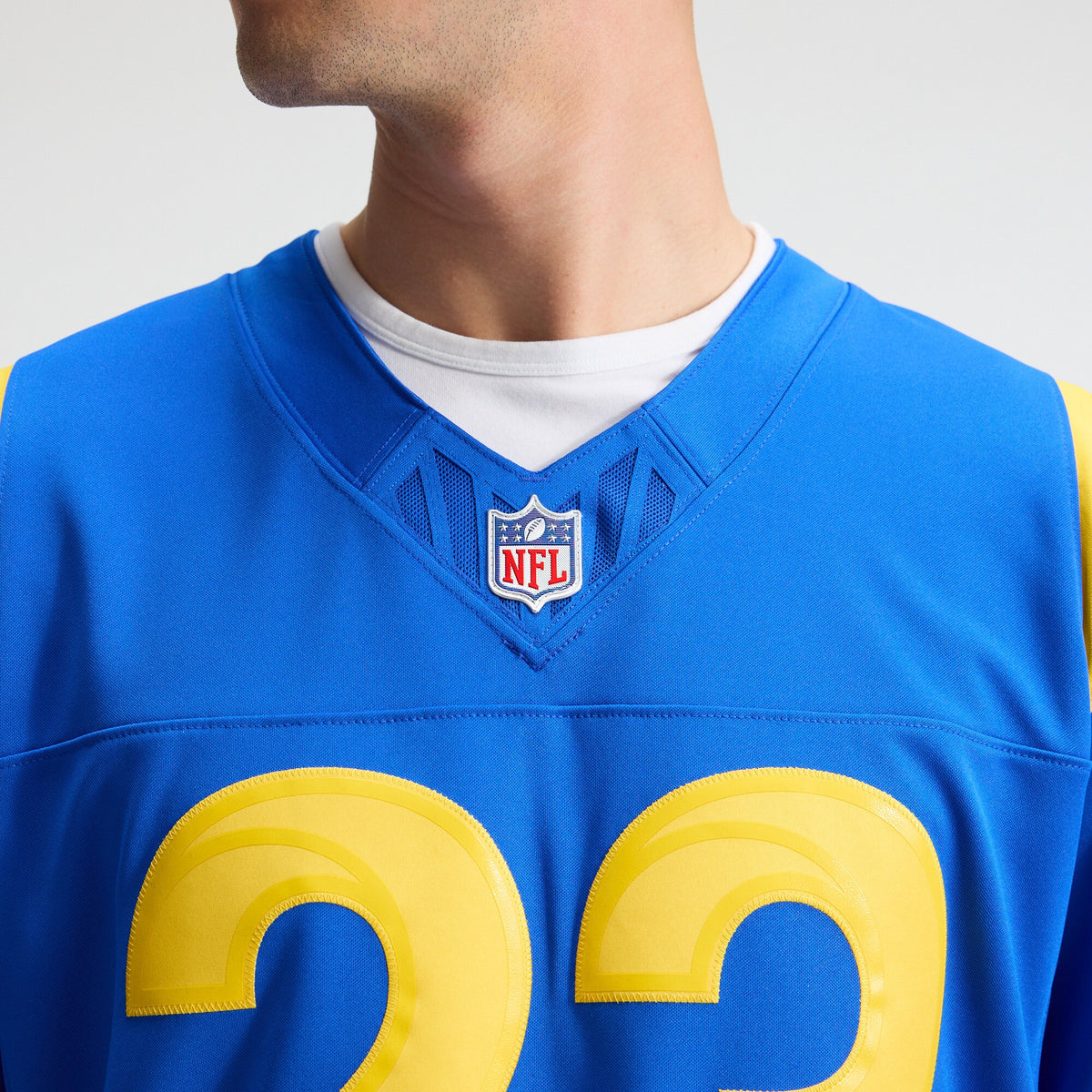 Los Angeles Rams Kyren Williams Royal Team Vapor F.U.S.E. Stitched Limited Jersey