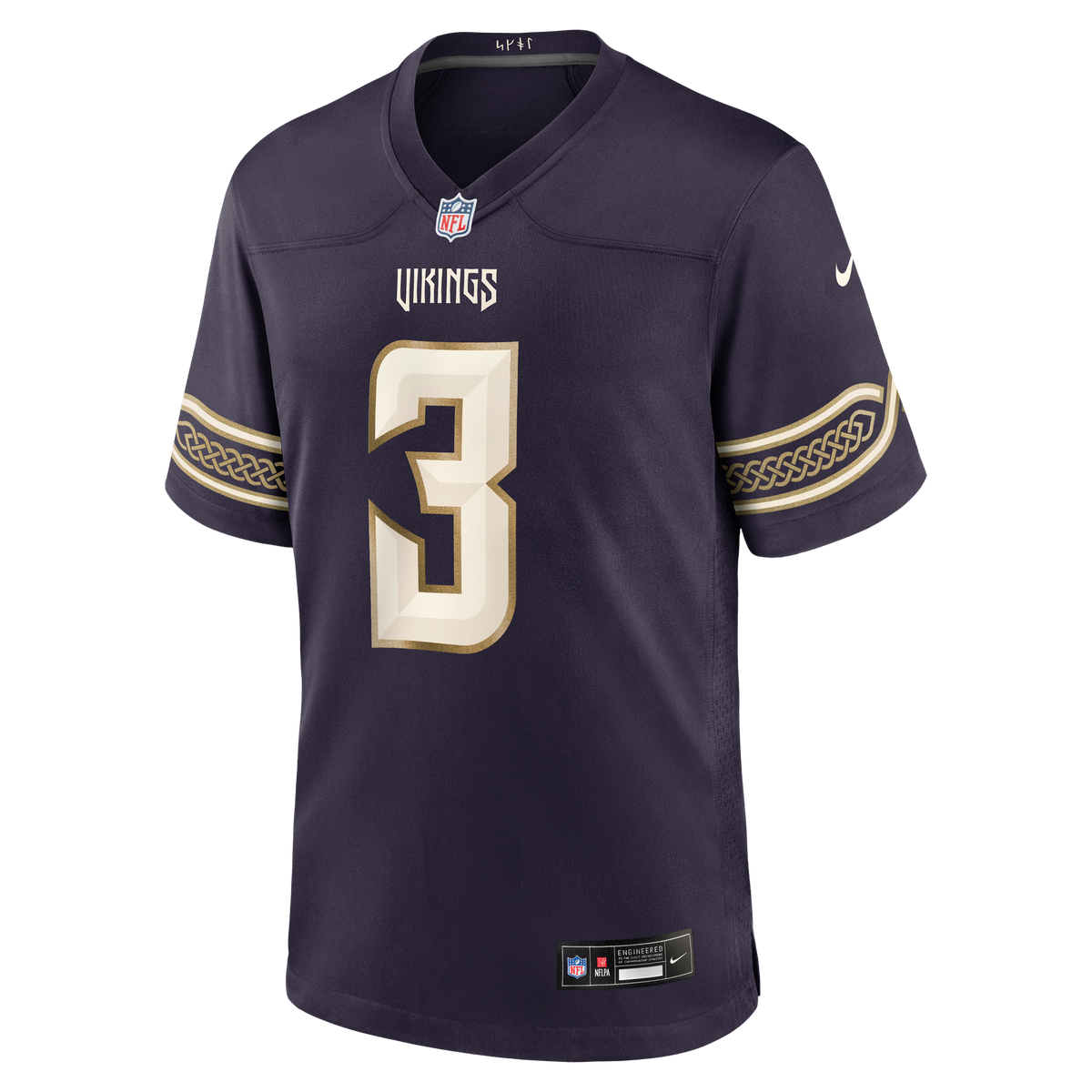 Minnesota Vikings Jordan Addison Nike Purple 2026 Rivalries Collection Game Jersey