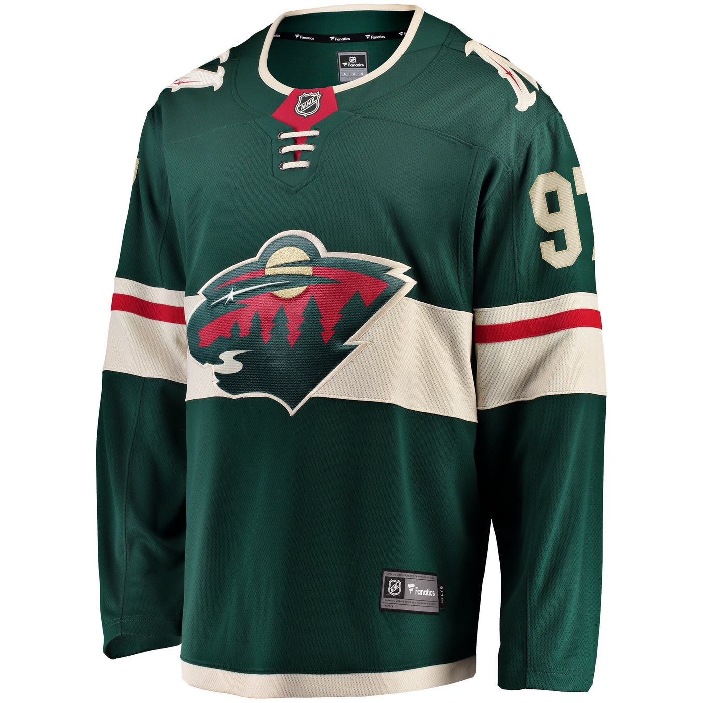 Minnesota Wild Kirill Kaprizov Fanatics Green Home Breakaway Replica Jersey