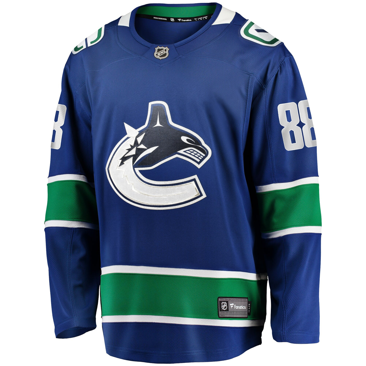 Vancouver Canucks Nils Aman Fanatics Blue Home Premier Breakaway Player Jersey