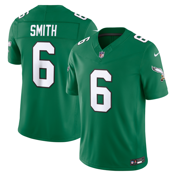 Philadelphia Eagles DeVonta Smith Nike Kelly Green Alternate Vapor F.U.S.E. Stitched Limited Jersey