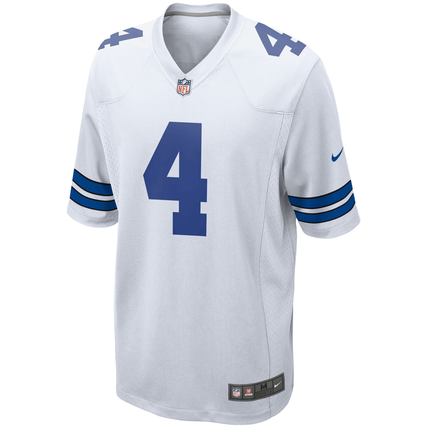 Dallas Cowboys Dak Prescott Nike White Game Team Jersey