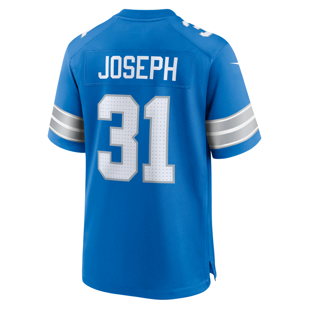Detroit Lions Kerby Joseph Blue Team Game Jersey