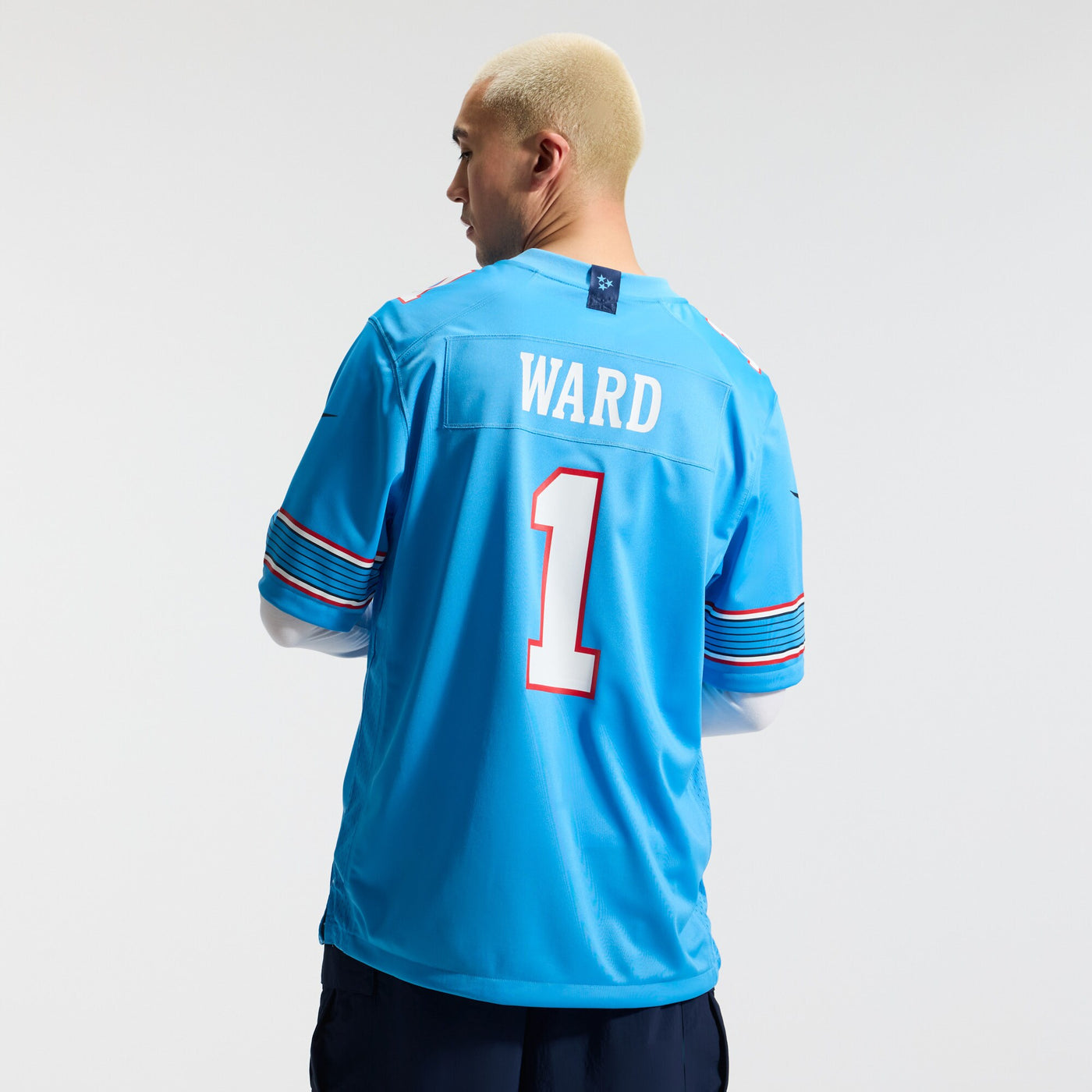 Tennessee Titans Cameron Ward Nike Light Blue Game Jersey