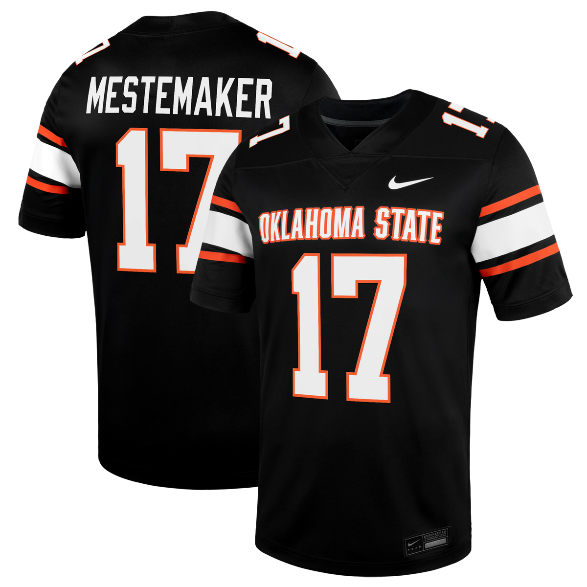 Drew Mestemaker Oklahoma State Cowboys Alternate Game Jersey - Black