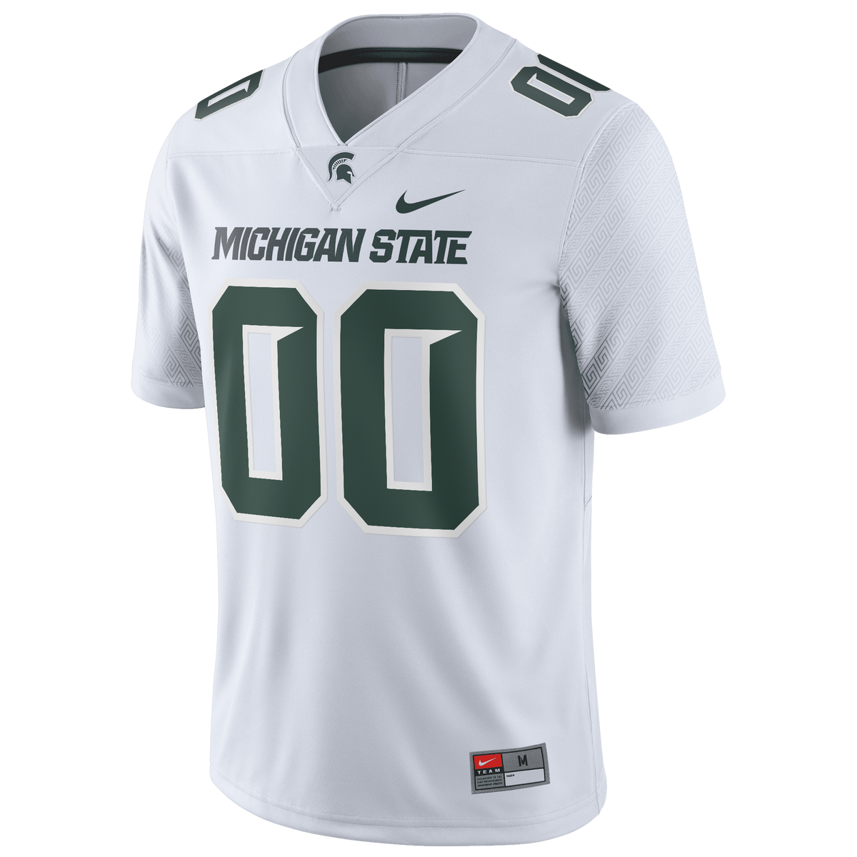 Michigan State Spartans Football Custom Game Jersey - White