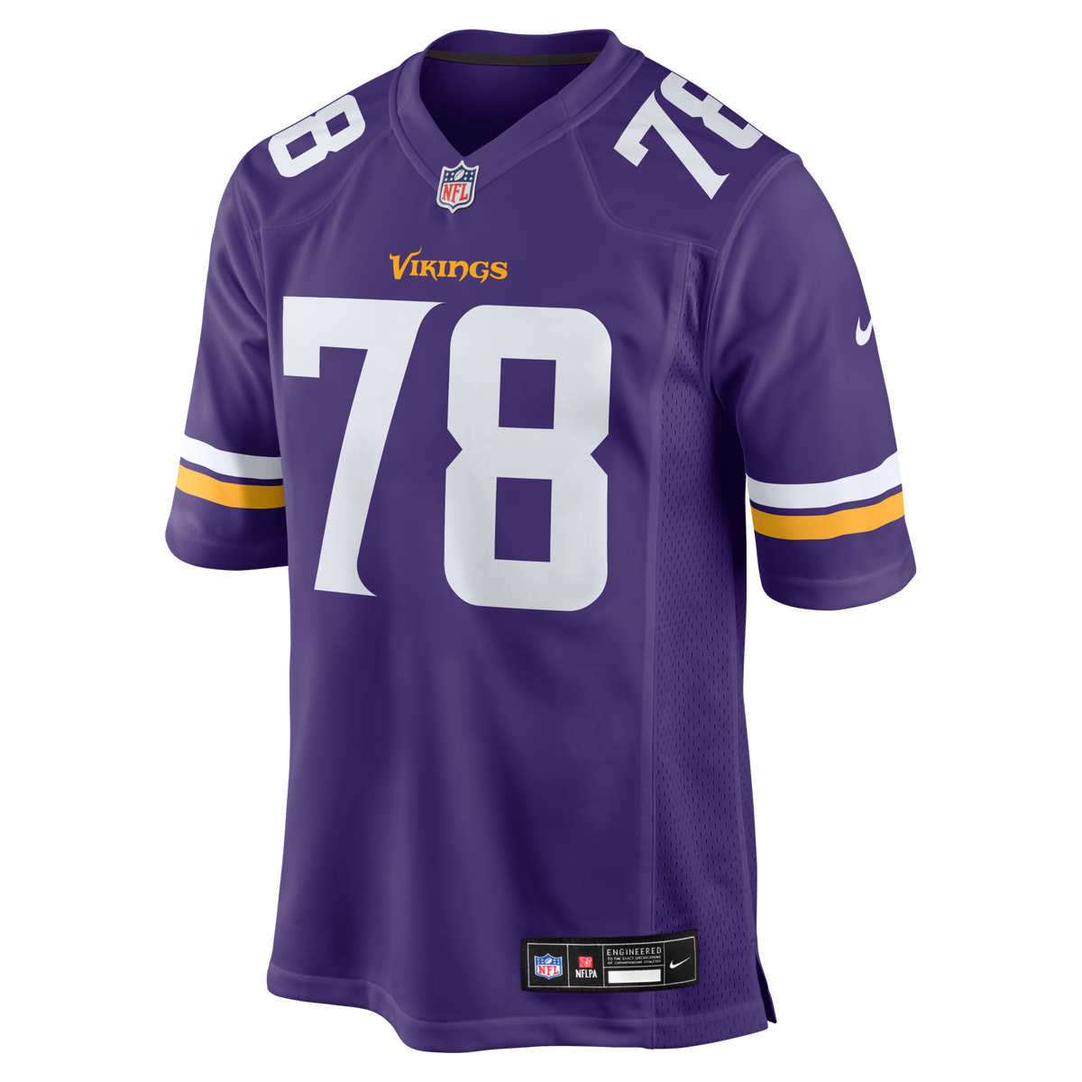 Minnesota Vikings Ryan Kelly Purple Team Game Jersey