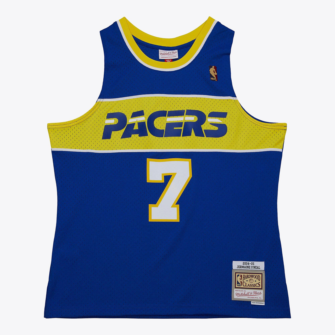Indiana Pacers Mitchell & Ness Jermaine O'Neal 2004 Hardwood Classics Authentic Jersey - Royal Blue