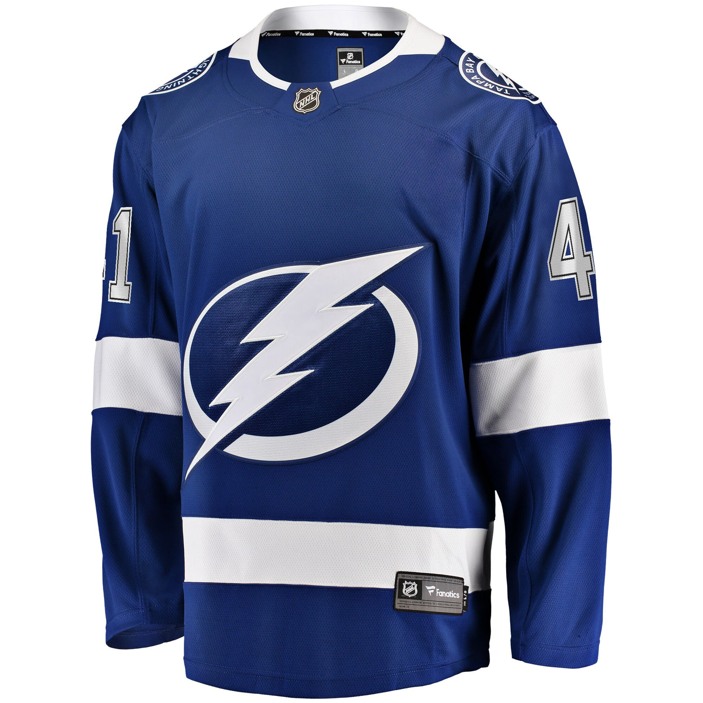 Tampa Bay Lightning Mitchell Chaffee Fanatics Blue Home Premier Breakaway Player Jersey