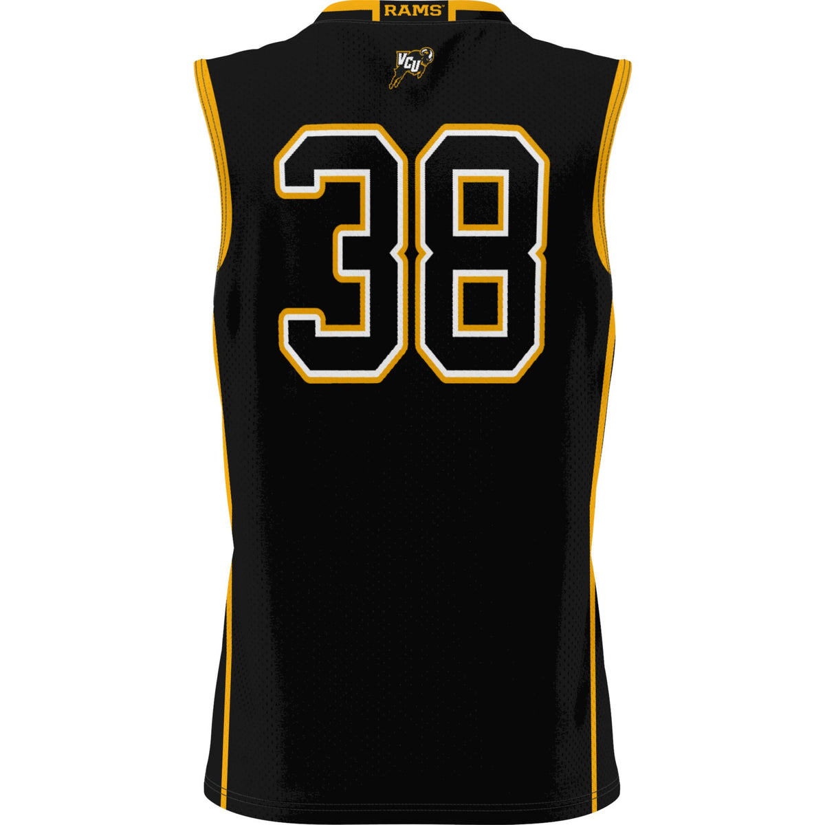 #38 VCU Rams GameDay Greats Lightweight Basketball Jersey - Black