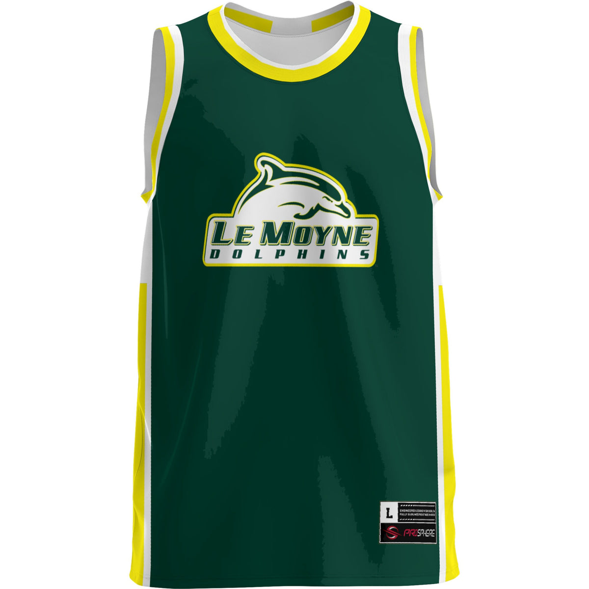 Le Moyne Dolphins GameDay Greats Lightweight Basketball Jersey - Green