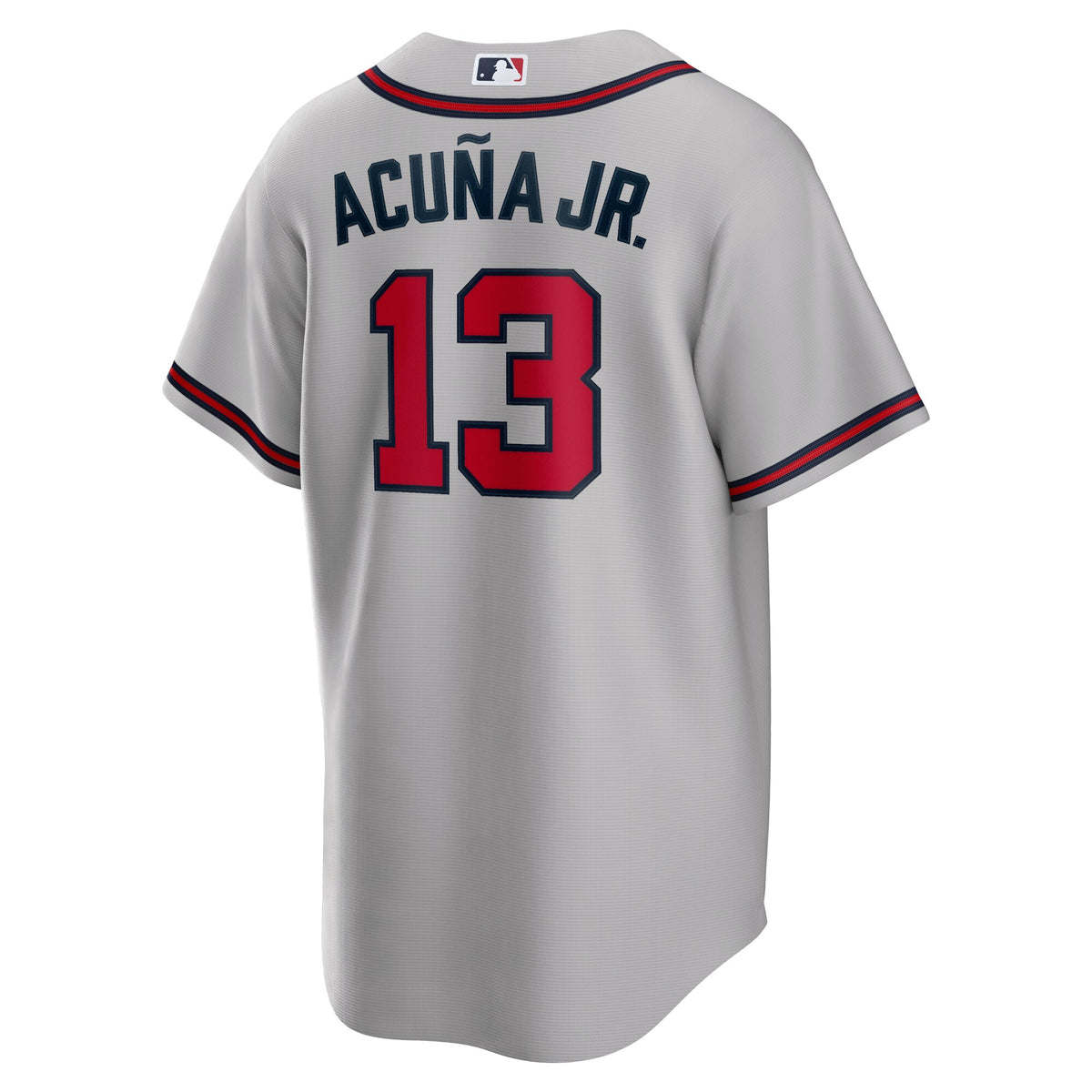 Atlanta Braves Ronald Acuna Jr. Gray Road Replica Player Name Jersey