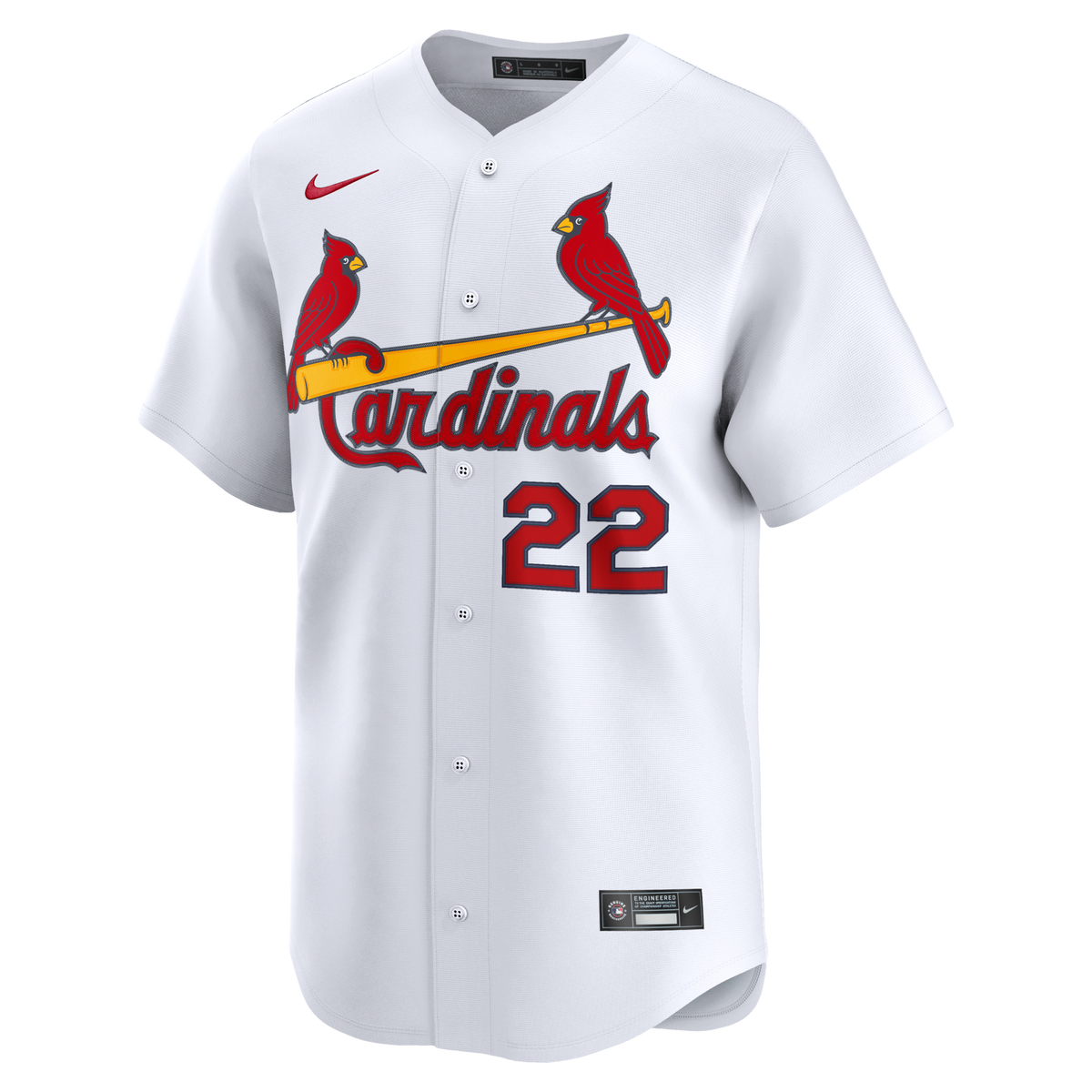 St. Louis Cardinals Joshua Báez White Home Limited Player Jersey