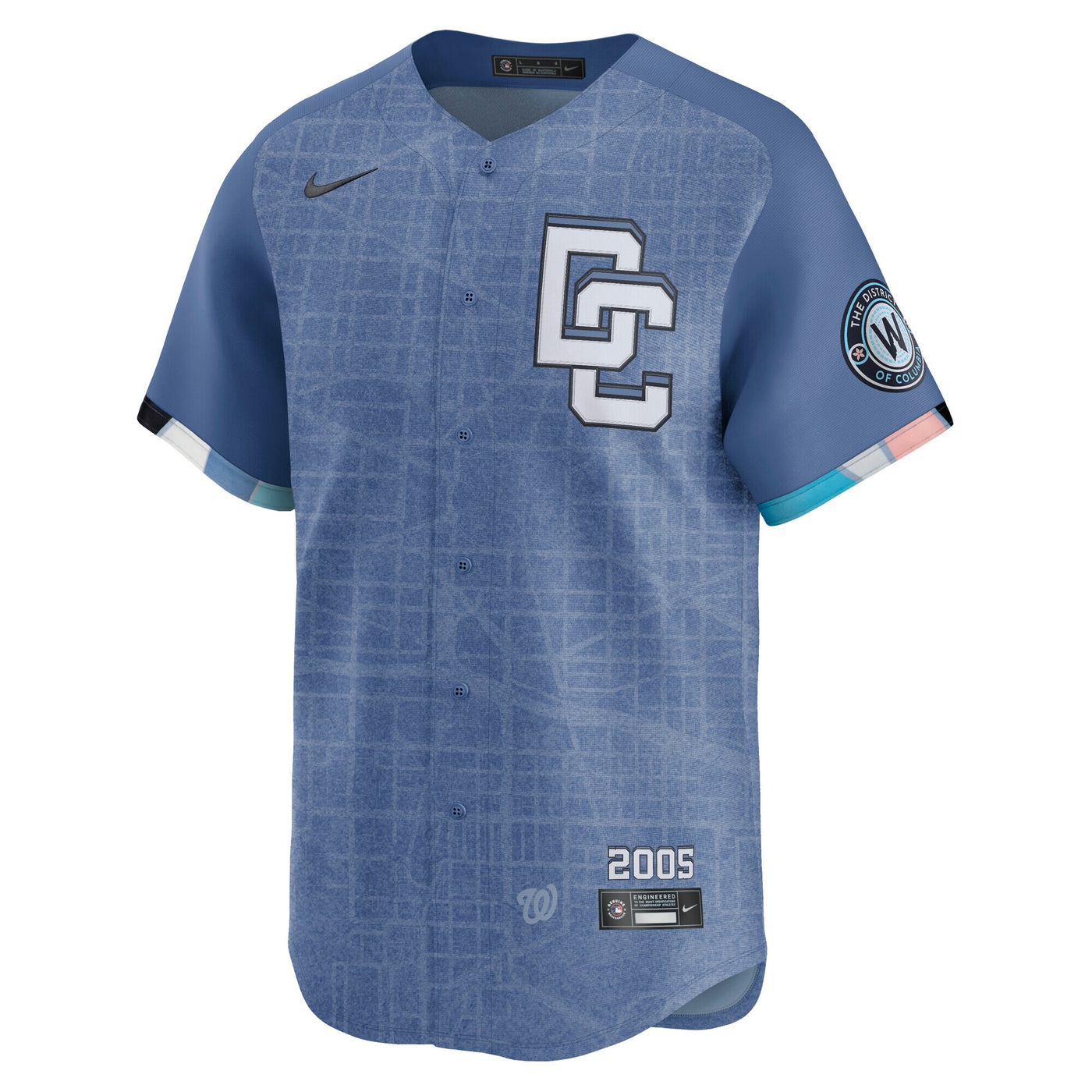 Washington Nationals CJ Abrams Nike Blue 2025 City Connect Limited Jersey