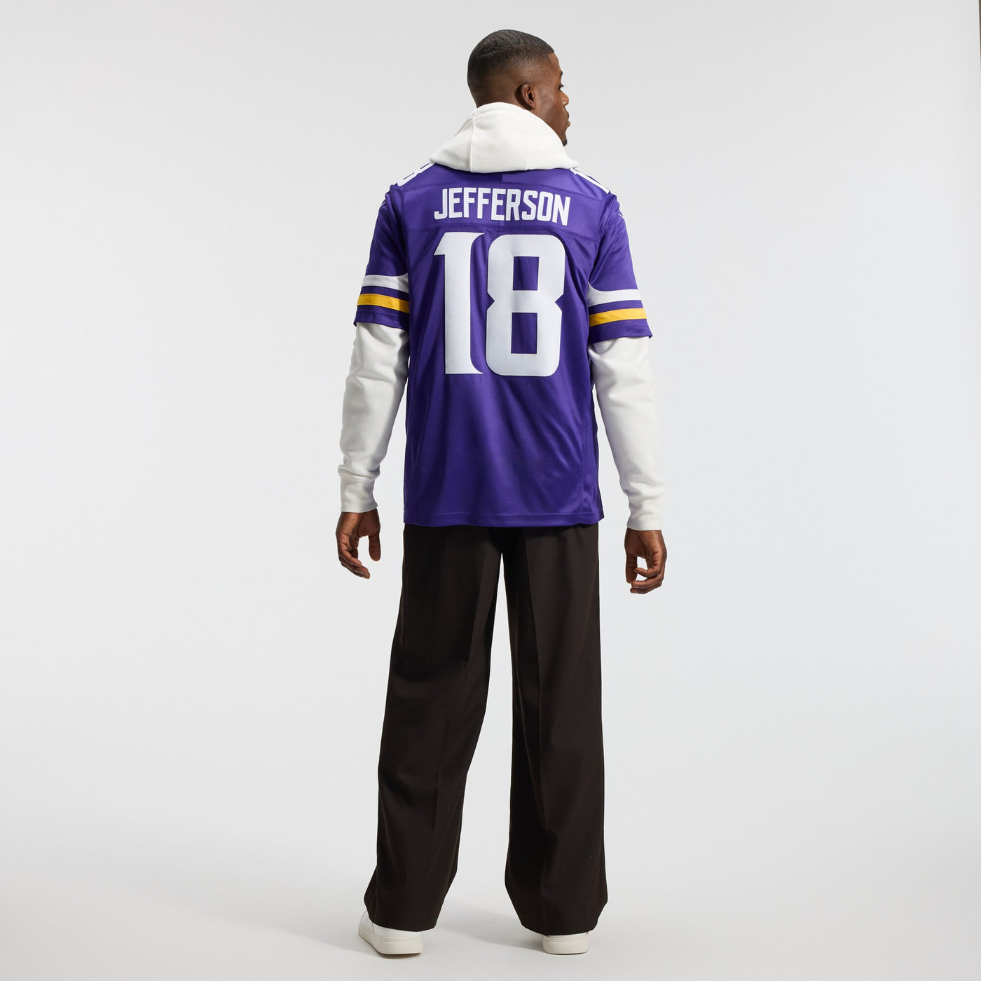 Minnesota Vikings Justin Jefferson Nike Purple Team Vapor F.U.S.E. Stitched Limited Jersey