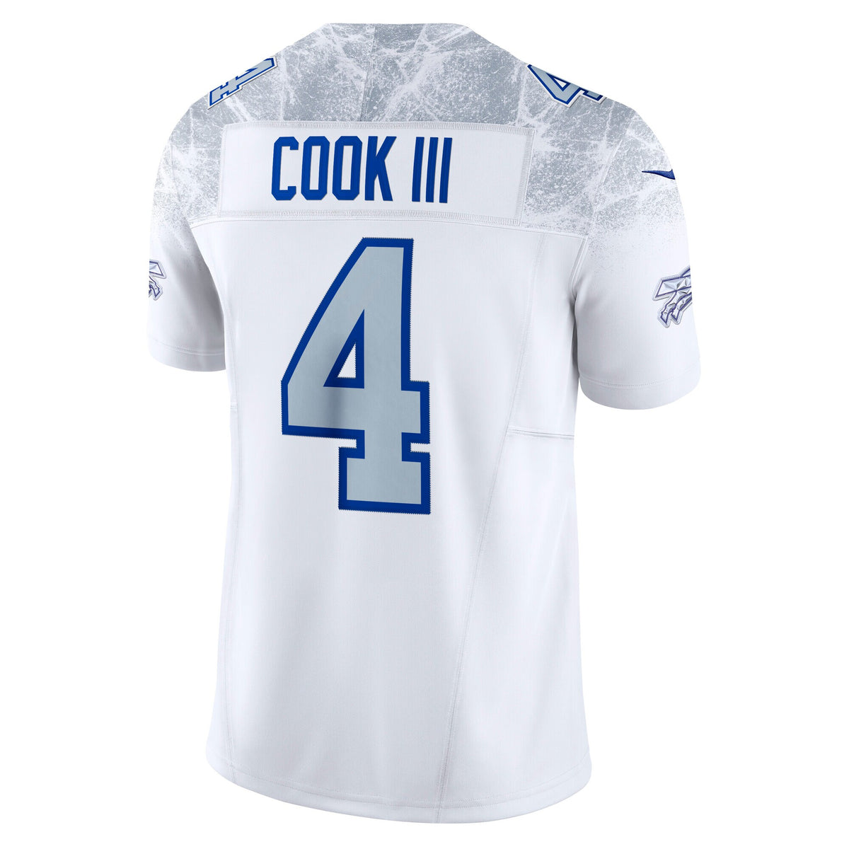 Buffalo Bills James Cook III White 2025 Rivalries Collection Stitched Limited Jersey