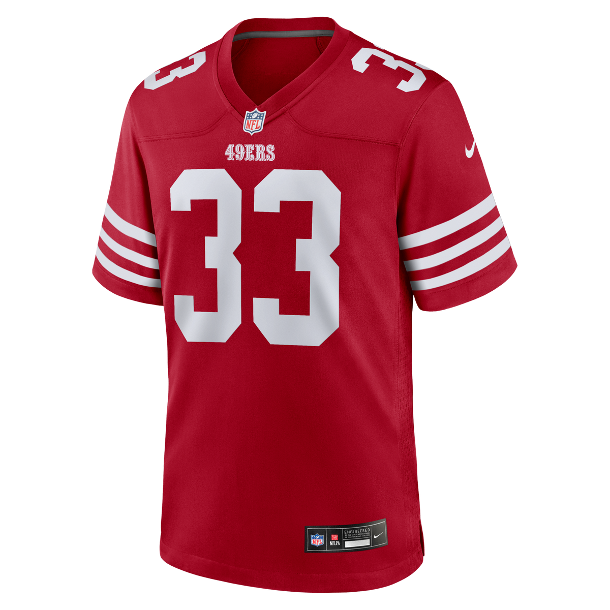 San Francisco 49ers Roger Craig Scarlet Team Retired Game Jersey