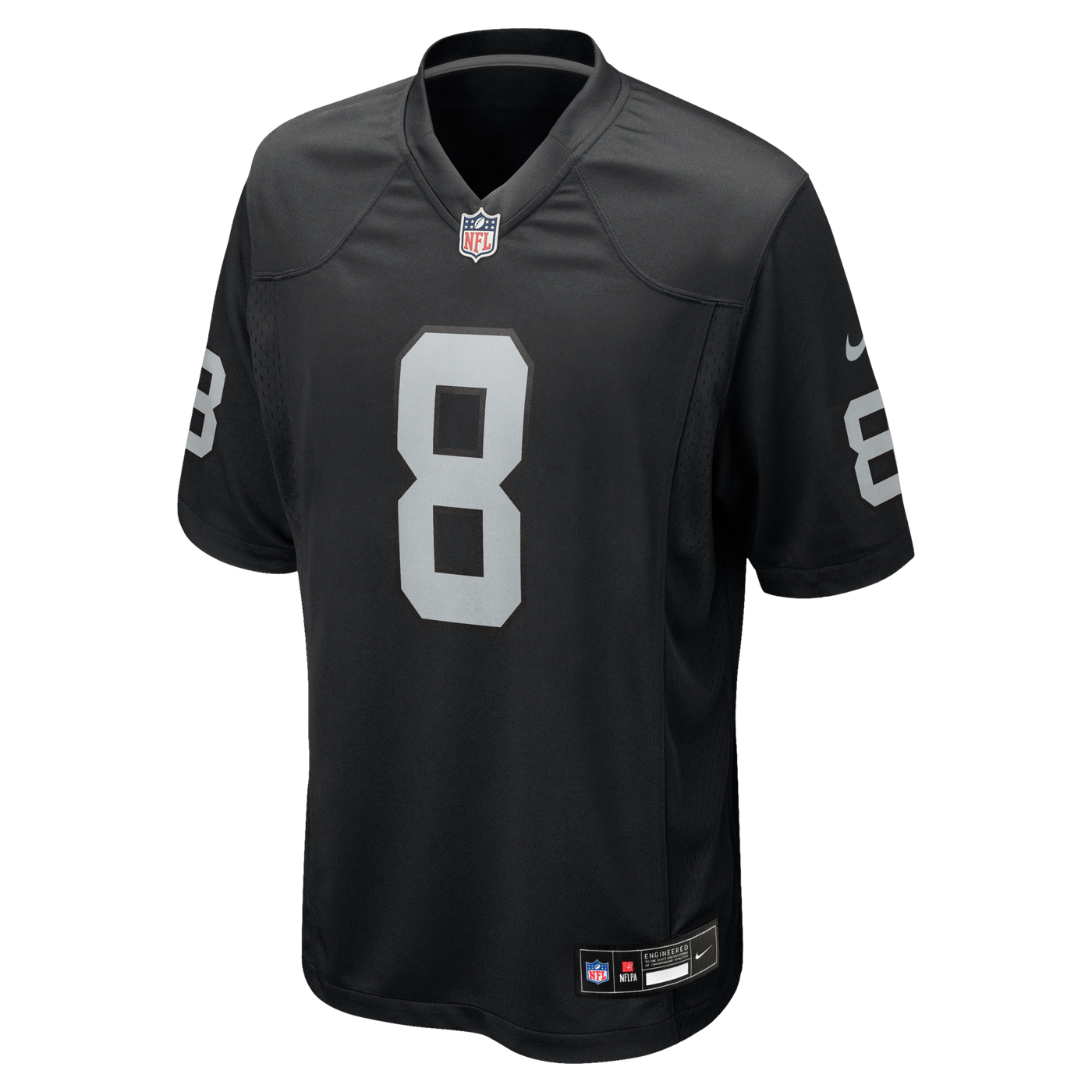 Las Vegas Raiders Kirk Cousins Nike Black Team Game Jersey