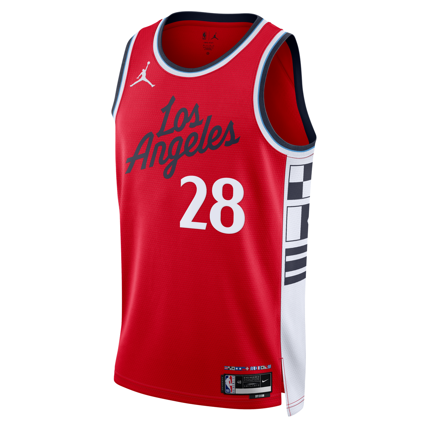 LA Clippers Jordan Brand Statement Edition Swingman Jersey - Red - Rui Hachimura -