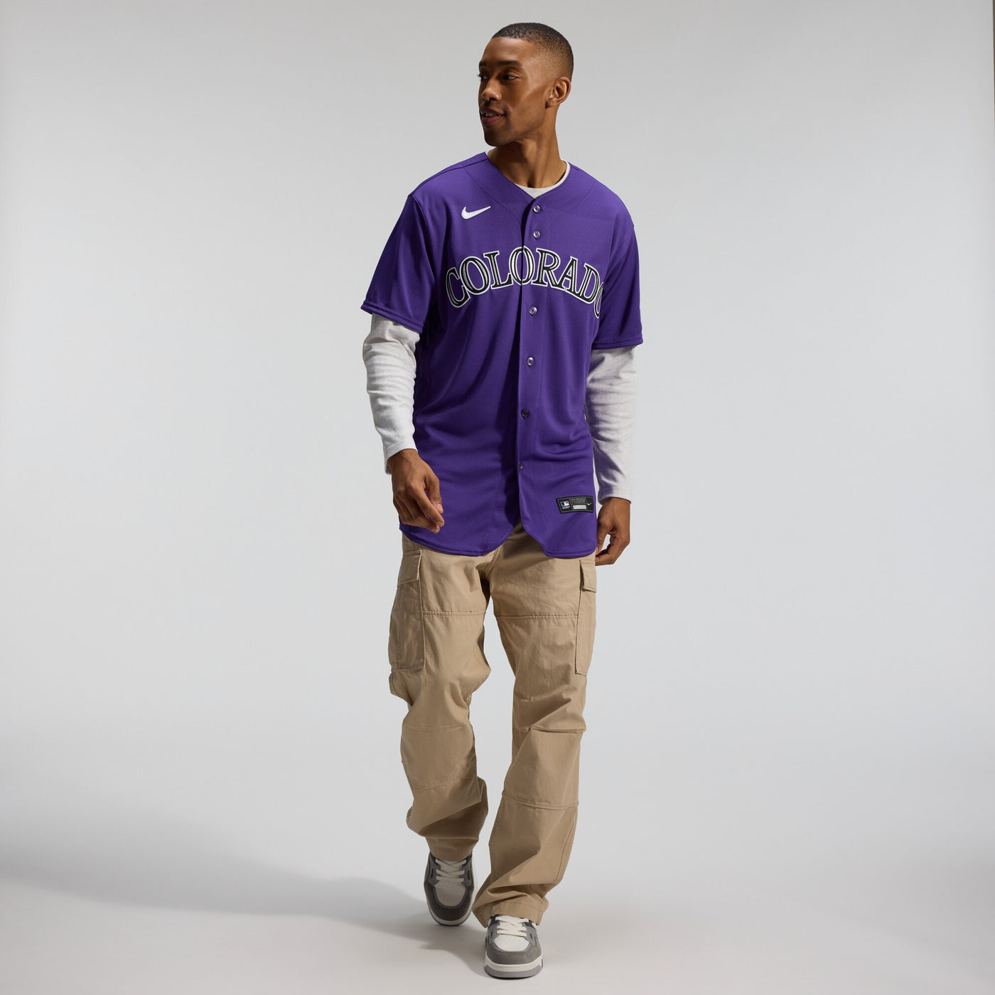 Colorado Rockies Nike Purple Alternate Authentic Jersey