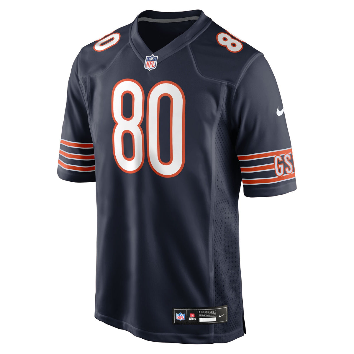 Chicago Bears Qadir Ismail Navy Team Game Jersey