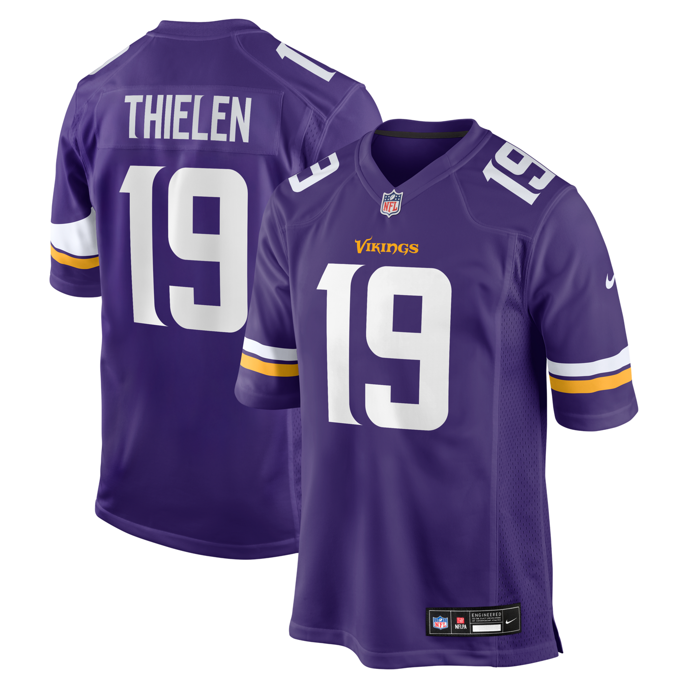 Minnesota Vikings Adam Thielen Nike Purple Game Jersey