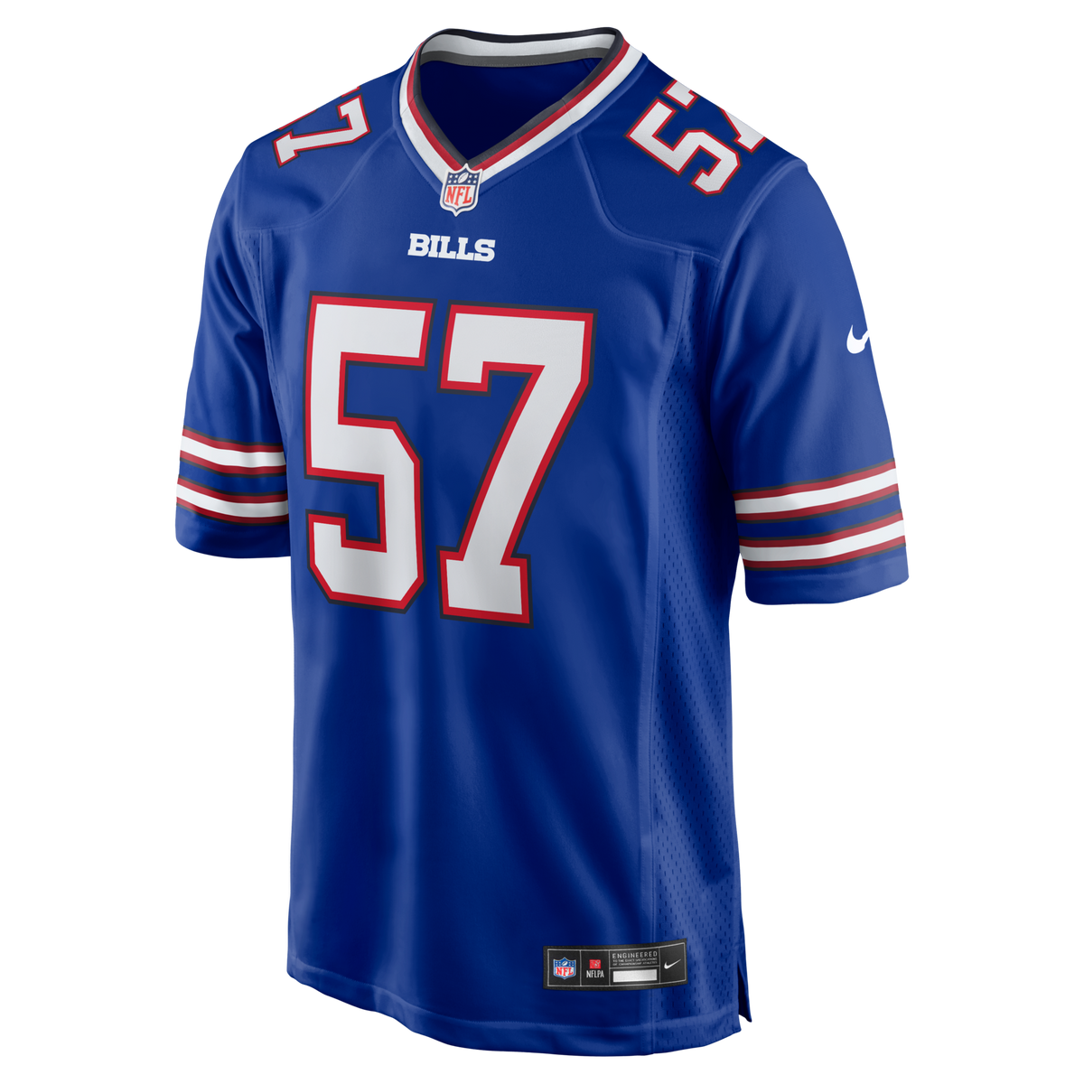 Buffalo Bills A.J. Epenesa Royal Game Player Jersey