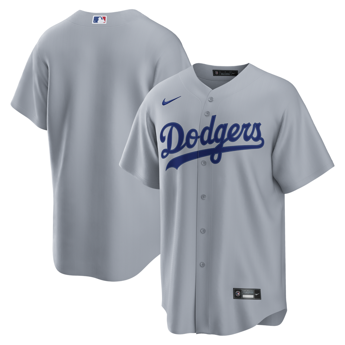 Los Angeles Dodgers Gray Road Replica Jersey