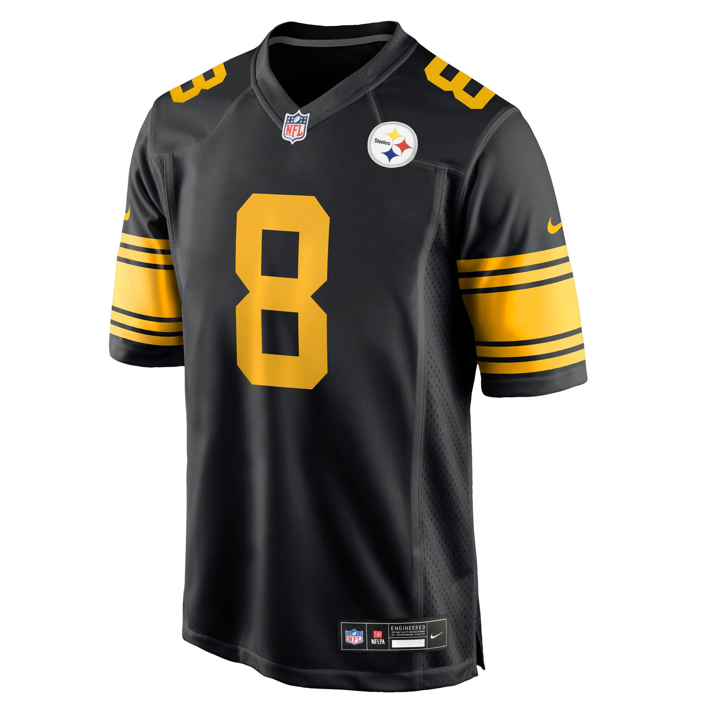 Pittsburgh Steelers Aaron Rodgers Nike Black Alternate Game Jersey