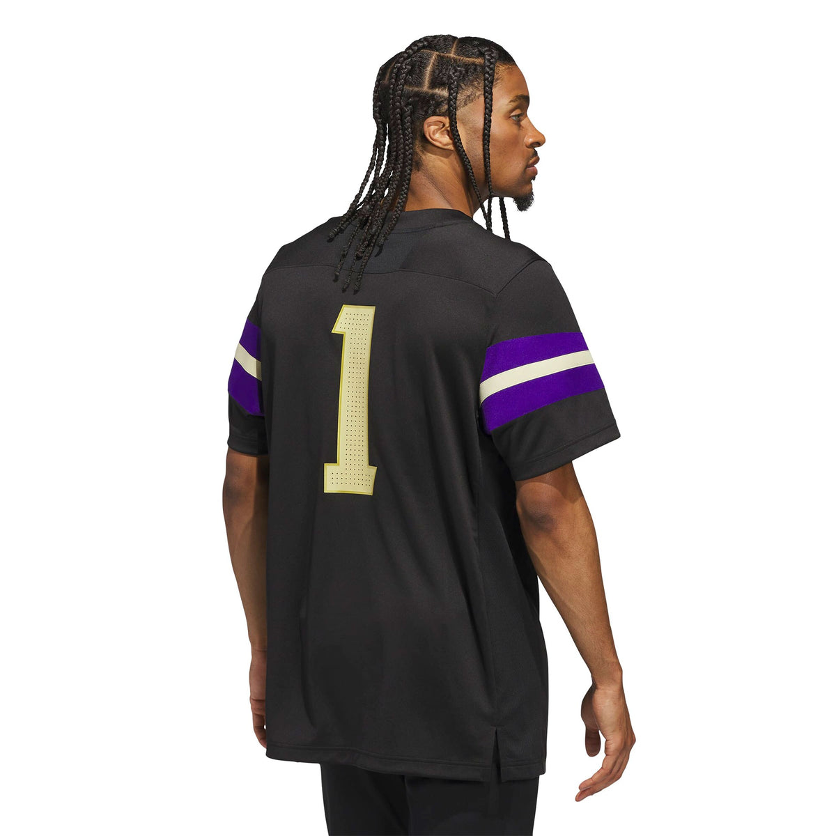 #1 Washington Huskies Premier Strategy Jersey - Black
