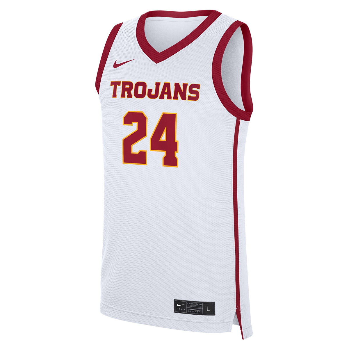 #24 USC Trojans Home Replica Jersey - White