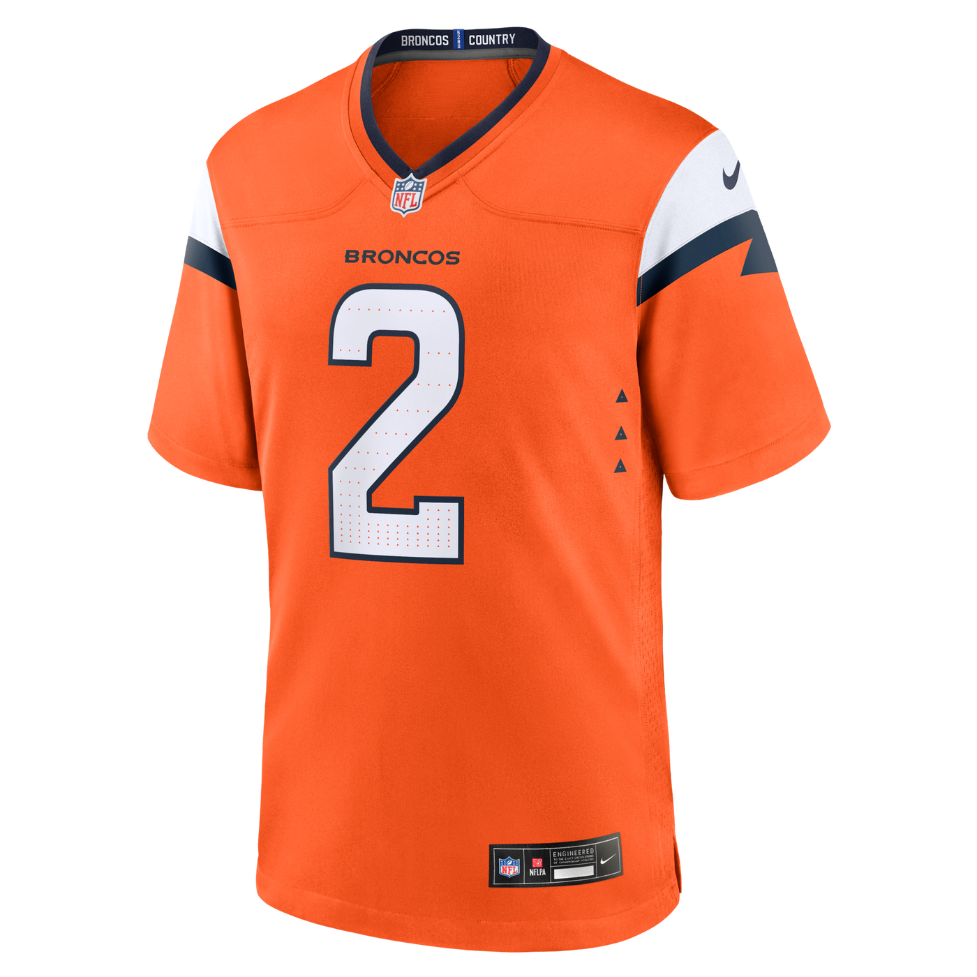 Denver Broncos Patrick Surtain II Nike Orange Team Game Jersey