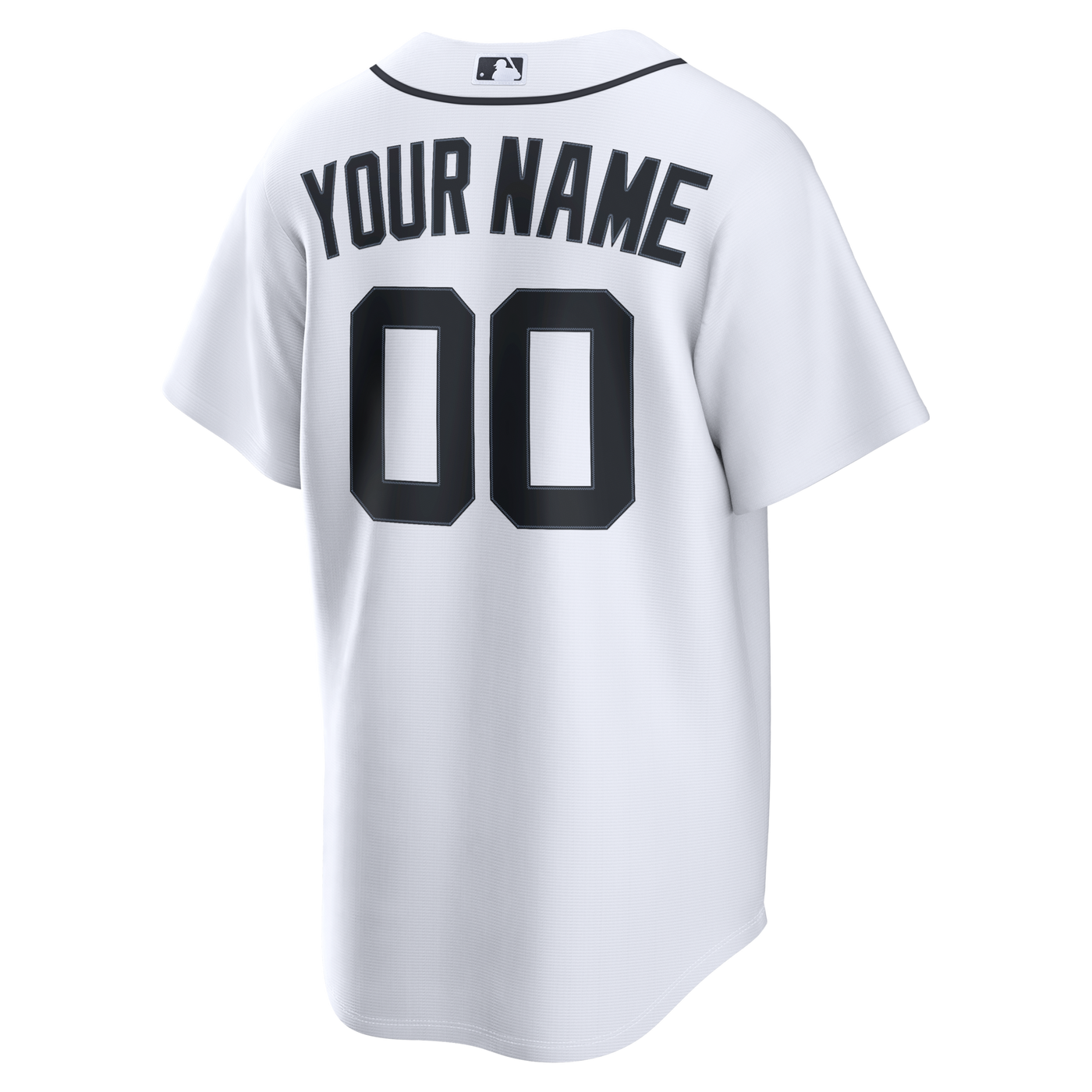 Detroit Tigers Nike White Home Replica Custom Jersey
