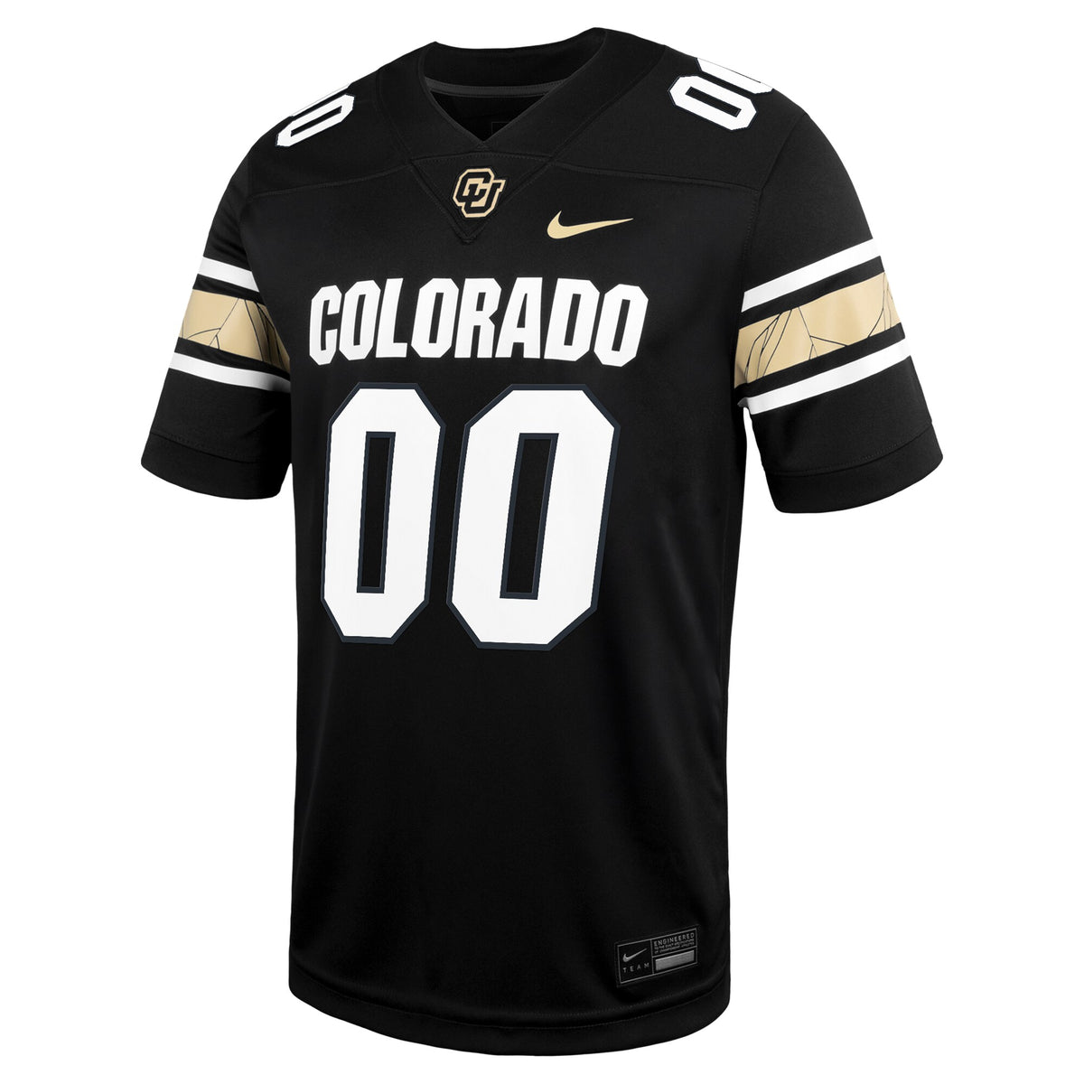 Colorado Buffaloes Custom Football Game Jersey - Black