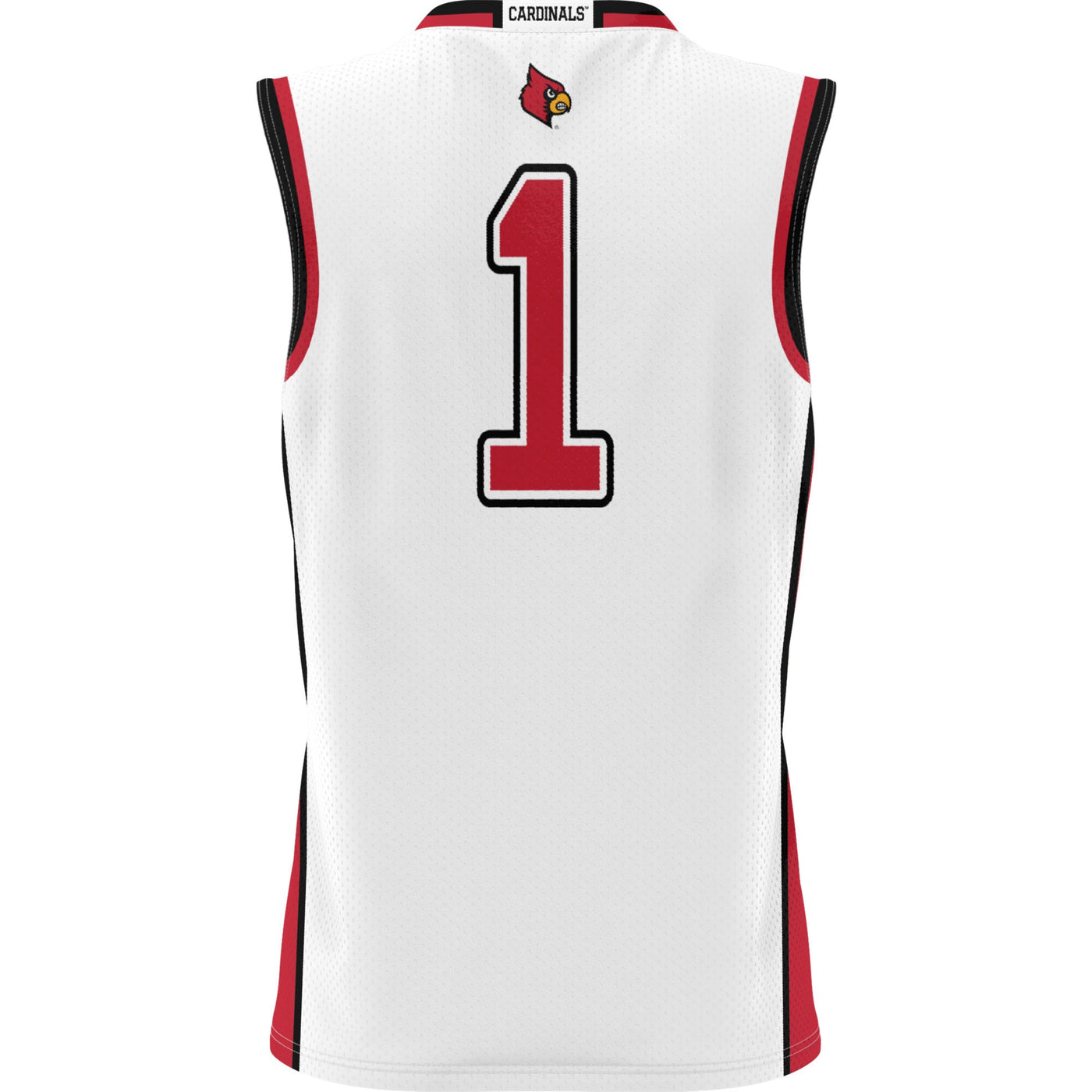 GameDay Greats #1 White Louisville Cardinals Lightweight Basketball Jersey