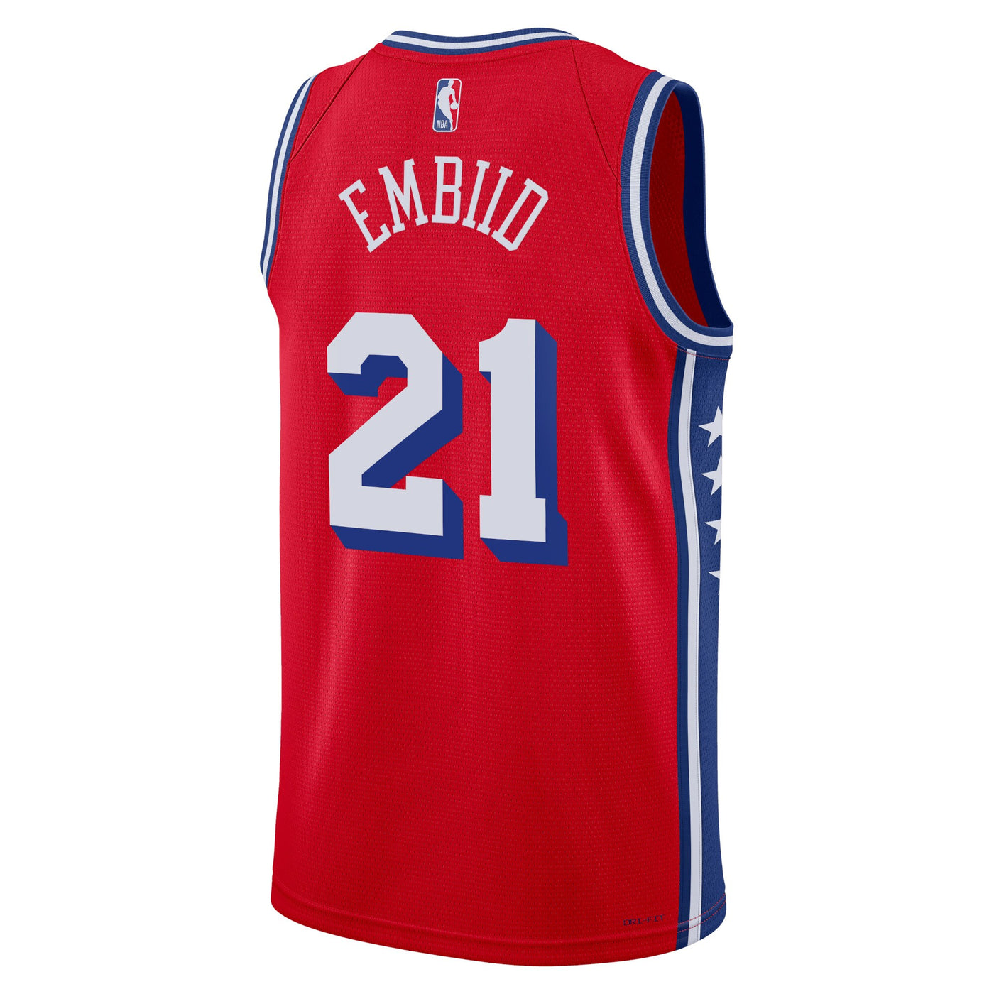 Philadelphia 76ers Jordan Statement Edition Swingman Jersey - Red - Joel Embiid
