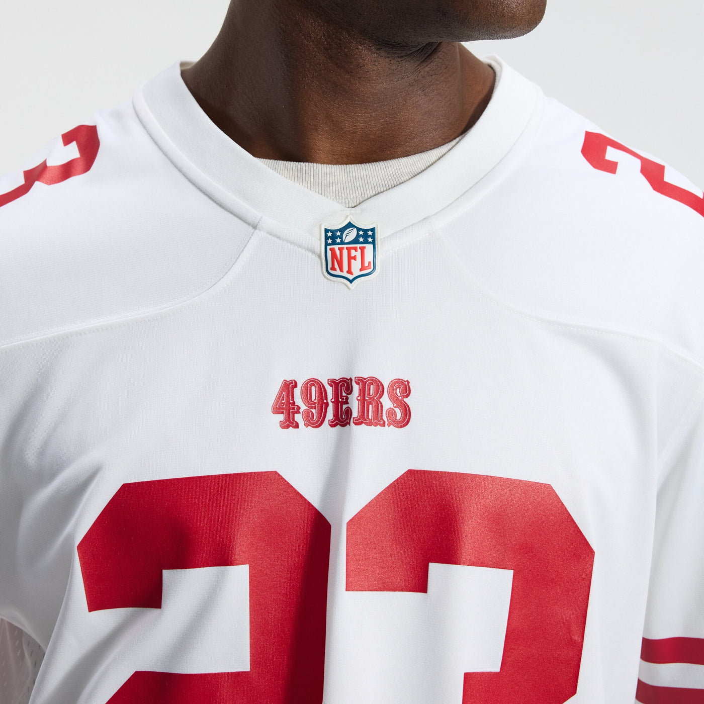 San Francisco 49ers Christian McCaffrey Nike White Game Player Jersey