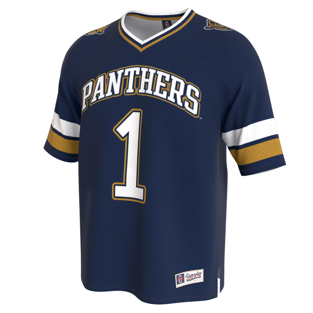 FIU Panthers GameDay Greats Lightweight Collegiate Football Fashion Jersey - Navy