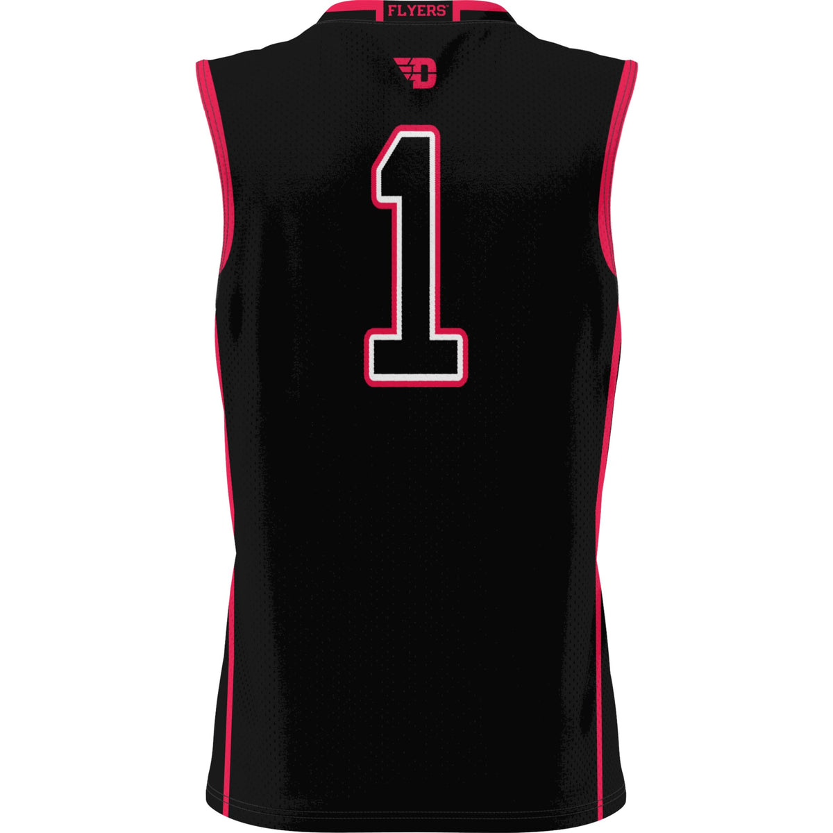 #1 Dayton Flyers GameDay Greats Lightweight Basketball Jersey - Black