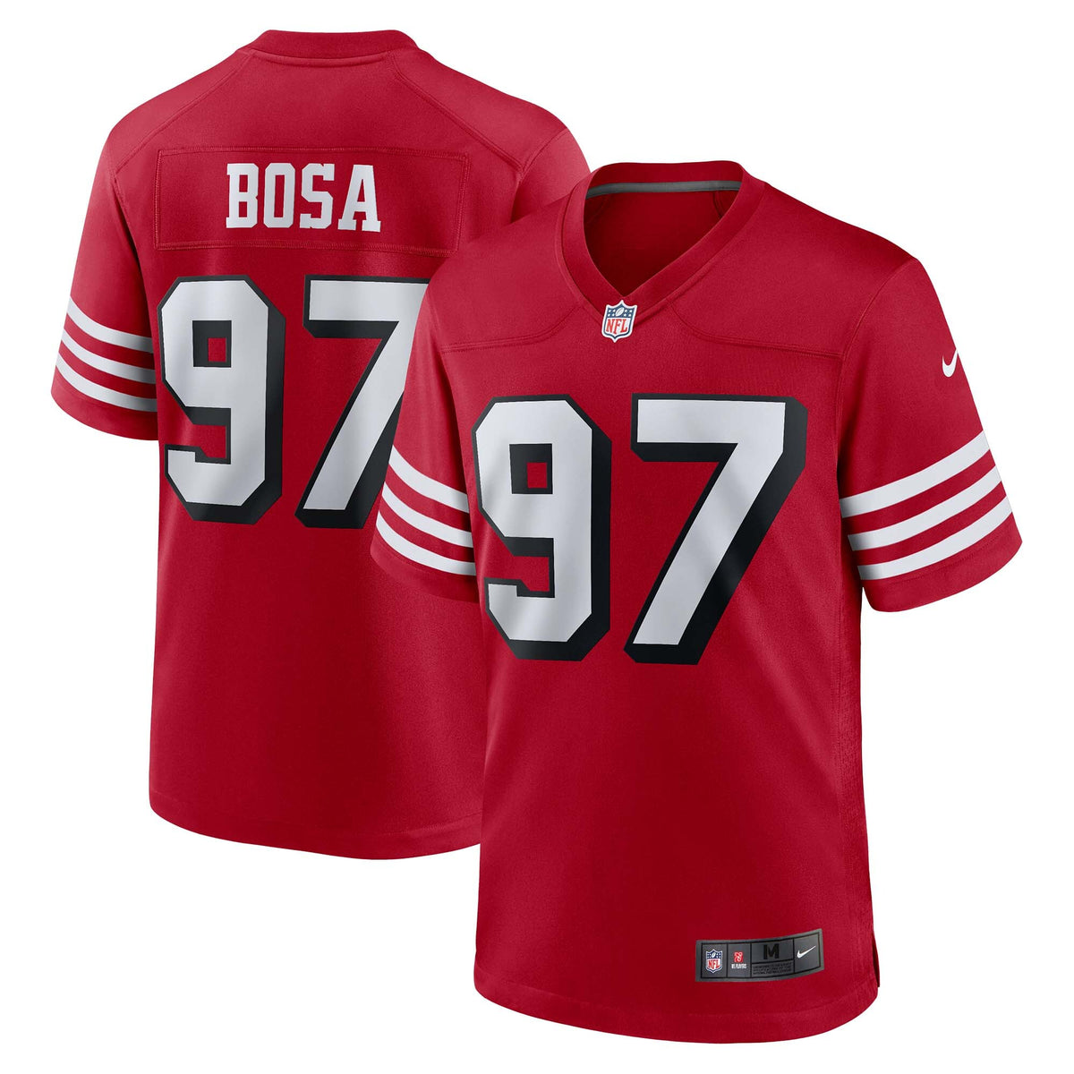 San Francisco 49ers Nick Bosa Scarlet Alternate Game Jersey