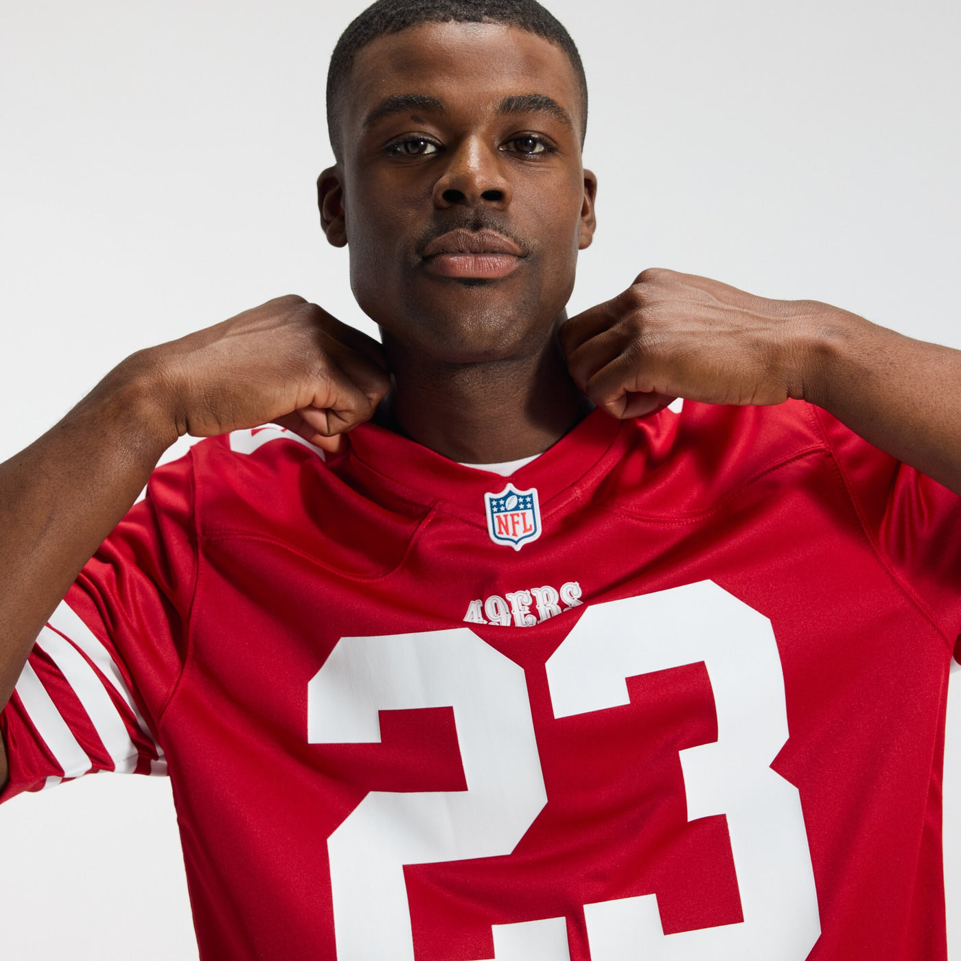 San Francisco 49ers Christian McCaffrey Nike Scarlet Game Player Jersey