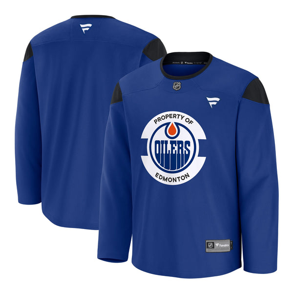 Edmonton Oilers Fanatics Royal Practice Jersey