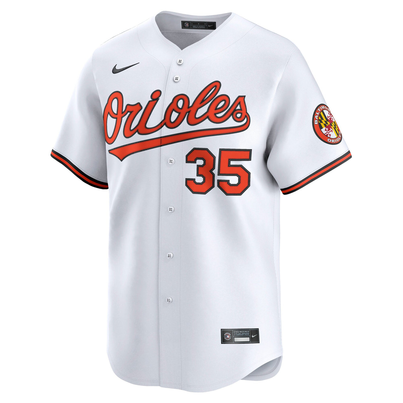 Baltimore Orioles Adley Rutschman Nike White Home Limited Player Jersey