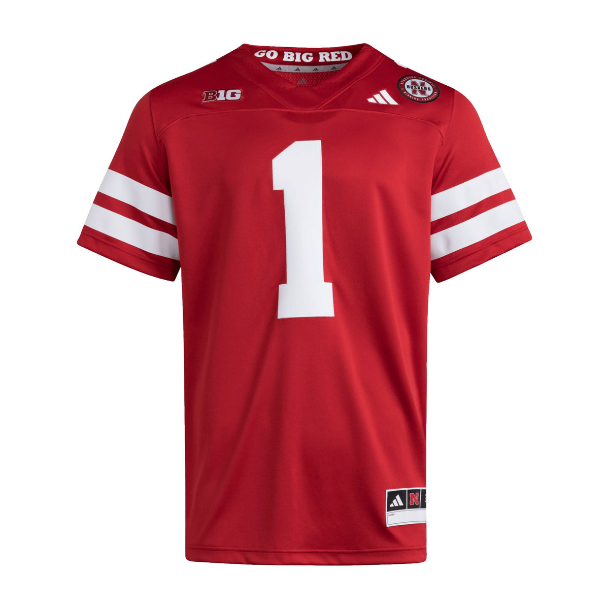 #1 Nebraska Huskers Premier Jersey - Scarlet