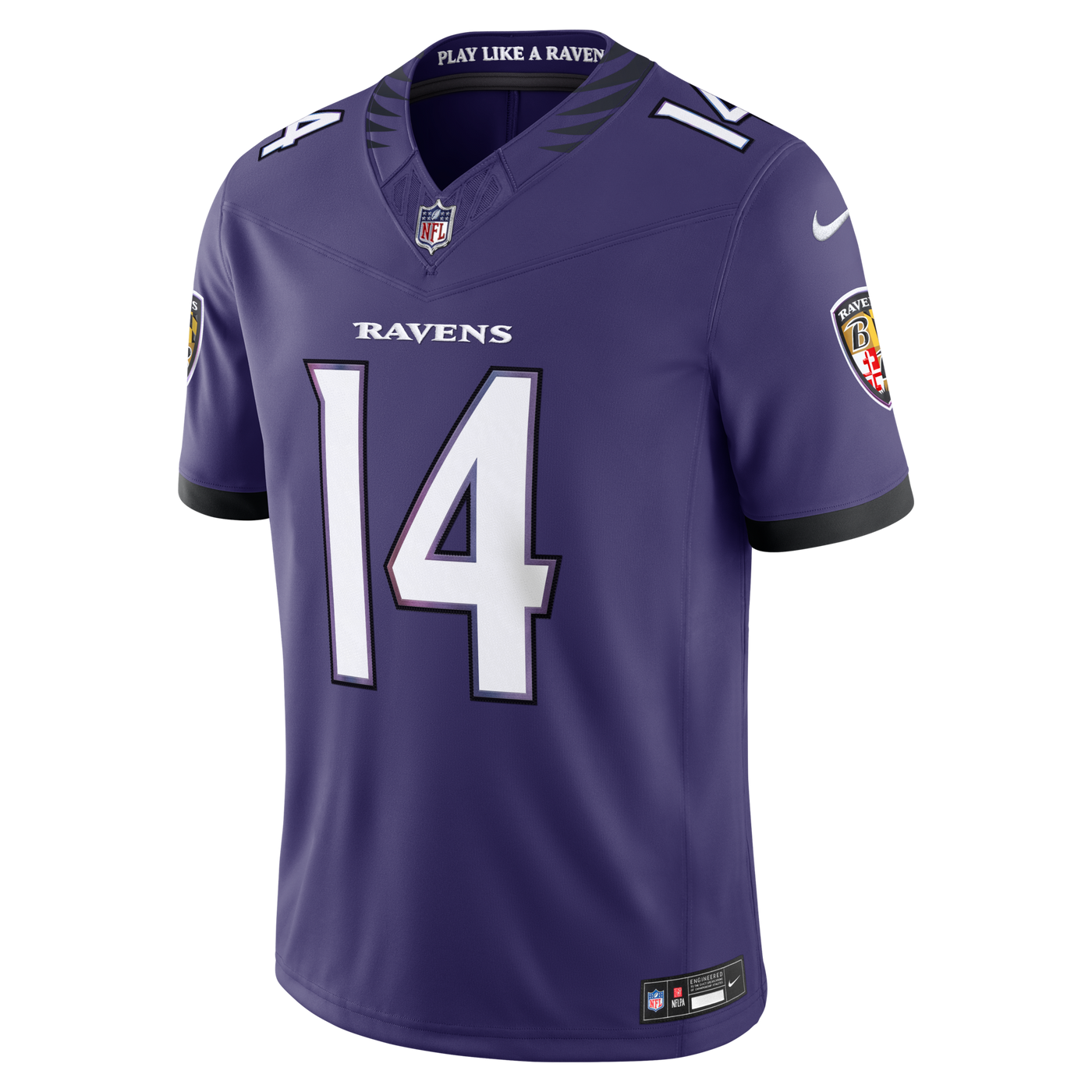 Baltimore Ravens Kyle Hamilton Nike Purple Team Vapor F.U.S.E. Stitched Limited Jersey