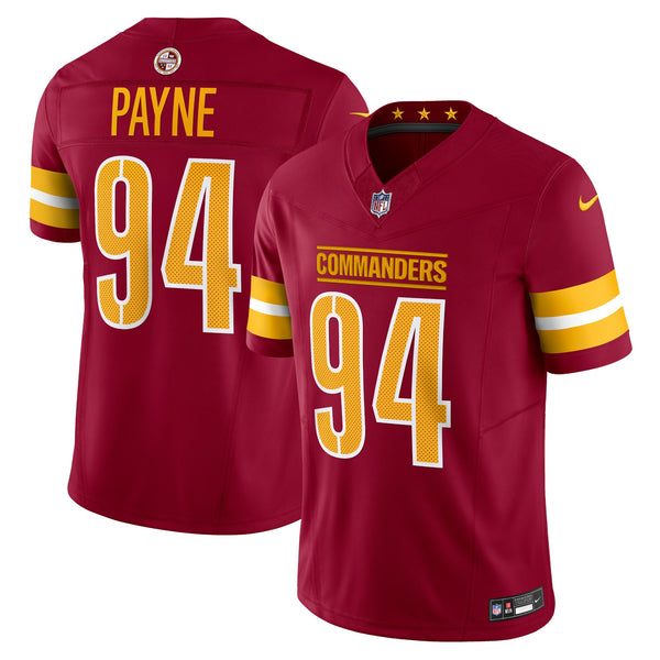 Washington Commanders Daron Payne Nike Burgundy Vapor F.U.S.E. Limited Jersey