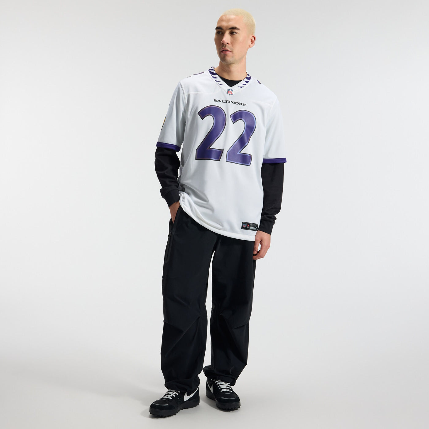 Baltimore Ravens Derrick Henry Nike White Game Jersey